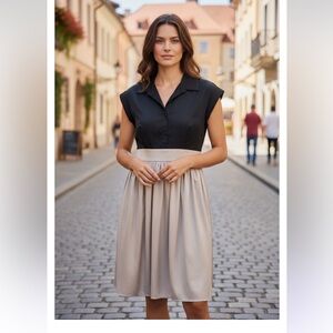 Eliza J‎ Dress Colorblock Sleeveless Formal Dress SZ 14